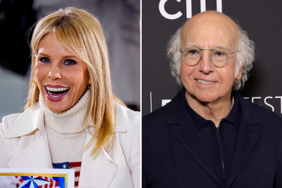 Cheryl Hines admits Larry David ‘not happy about politics’ but says the pair are cordial