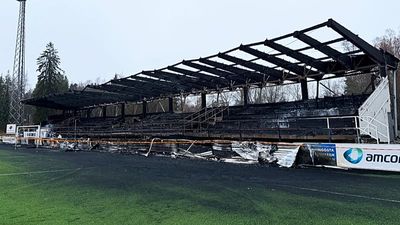 Teen admits starting blaze that destroyed famous Finnish football stadium stand