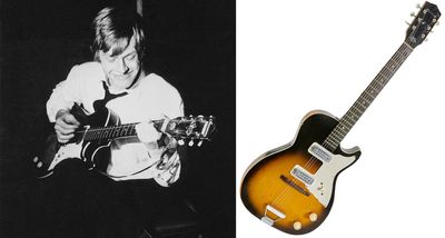 “It was the guitarhe played on the band’s earliest demos and at their early club gigs”: The Harmony Stratotone that Brian Jones used to teach Keith Richards and played on the Rolling Stones debut single fetches $150,000 at auction