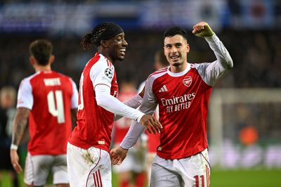 Arsenal player ratings vs Club Brugge: Noni Madueke electric as Gabriel Martinelli makes history