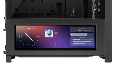 Corsair builds multi-function touchscreen LCD into a $400 case — Frame 4000D enclosure gets a modular Xeneon Edge upgrade