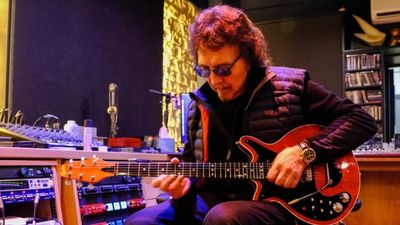 “A true gift, 2 years in the making”: Brian May gifts Tony Iommi a custom Red Special replica – but it’s taken some inspiration from his legendary 'Old Boy' SG