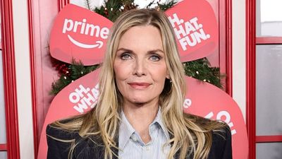 Michelle Pfeiffer taps into tailoring trends as she updates our favourite jeans and a blazer outfit formula