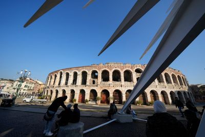 Verona's ancient Roman arena gets a modern facelift for the 2026 Winter Olympic Games