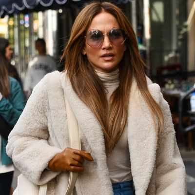 If You're Going to Wear Leggings and Sneakers This Winter, Trade Black for Jennifer Lopez's Cozy Brown Shade