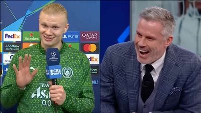 Erling Haaland Aims Hilarious Jibe at Jamie Carragher Over Mohamed Salah Feud