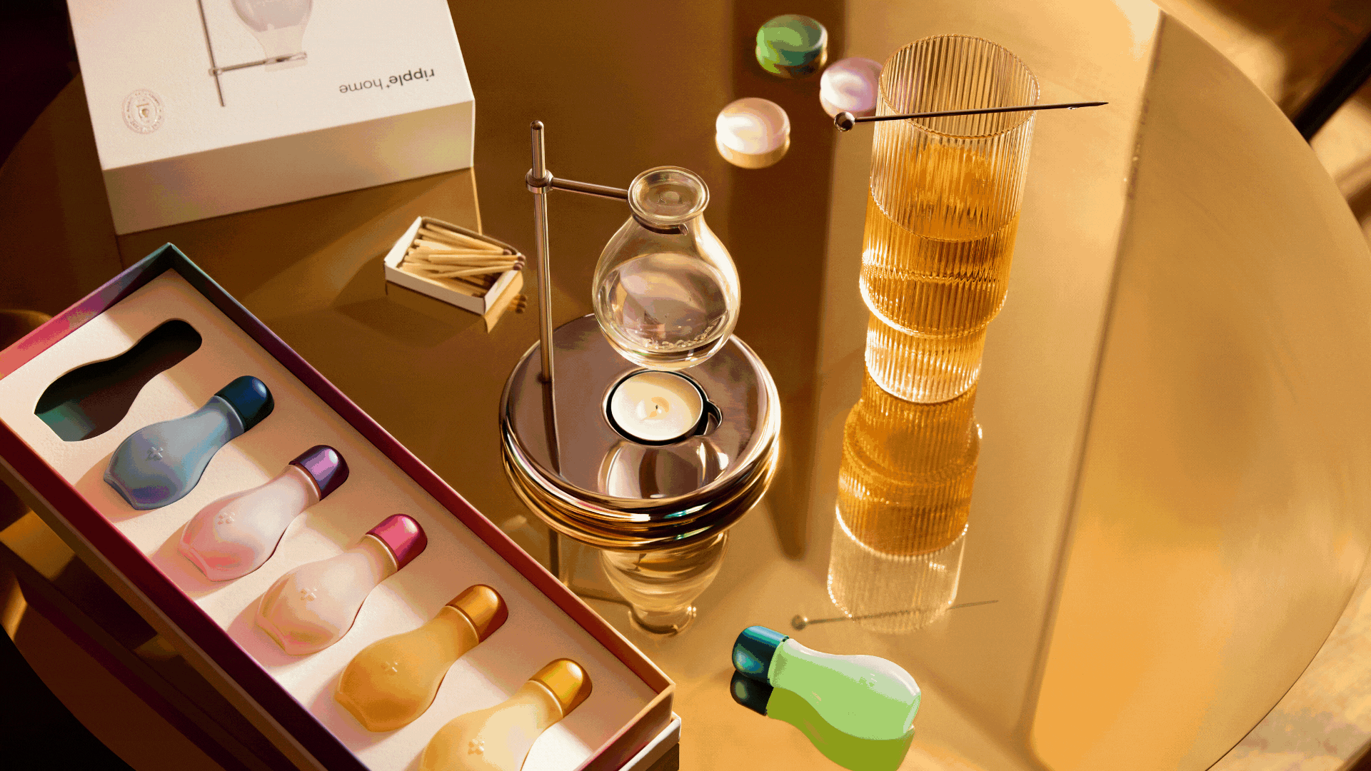 This Might Be the Chicest Thing You Could Put on Your Coffee Table Right Now —This Brand's Essential Oil Burner Looks Like It's Out of a Chemistry Lab