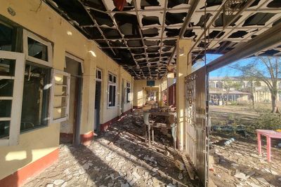 Myanmar military accused of possible war crime after 34 killed in hospital strike