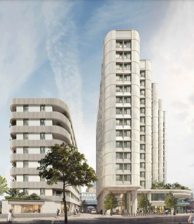 Council housing and student flats above major Tube station approved again