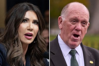 Kristi Noem and Tom Homan’s relationship is so frosty the pair don’t even speak, report claims
