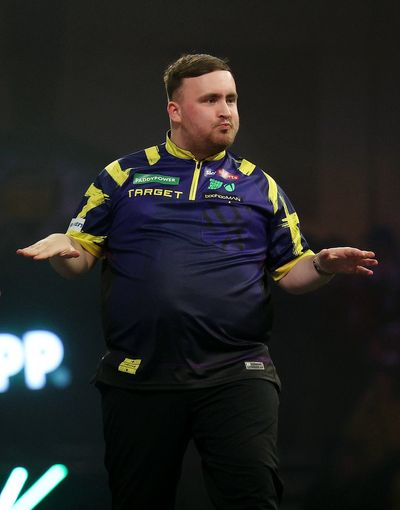 Luke Littler opens World Darts Championship title defence with dominant win