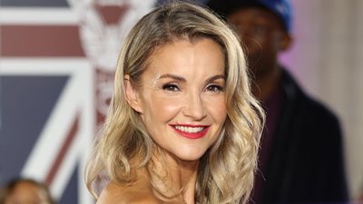 Heritage checks are everywhere – and Helen Skelton's crimson tartan coat shows us exactly how to wear the trend