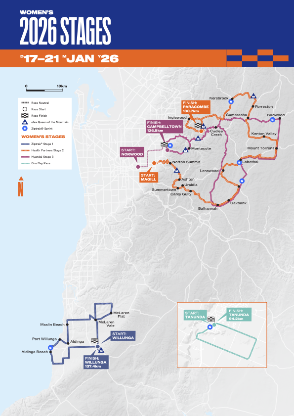Women S Tour Down Under 2026 Route 1280 80 