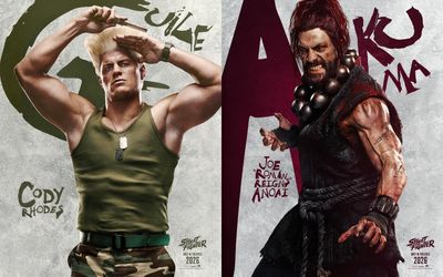 'Street Fighter' Releases Character Posters for WWE's Roman Reigns, Cody Rhodes