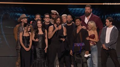 I think The Game Awards just broke the record for most people presenting a single award, with the entire cast of the Street Fighter movie announcing 'Best Ongoing Game'