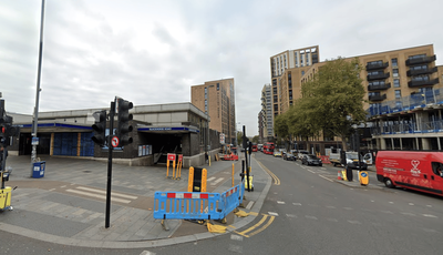 Young man dies after being hit by a car outside east London station