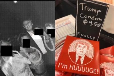 'I'm Huuuge': Trump Condom, Redacted Women's Faces Among Bizarre Epstein Photos Released to Congress