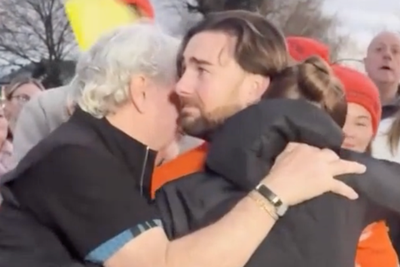 Pauline Quirke’s son completes 140km trek for Alzheimer’s research