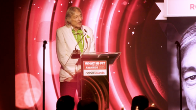 Hi-fi legend: watch Roy Gandy's acceptance speech for winning the Outstanding Contribution Award 2025