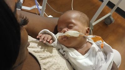 6 months after Georgia mother was kept on life support to deliver baby the child is still in hospital and the family needs support