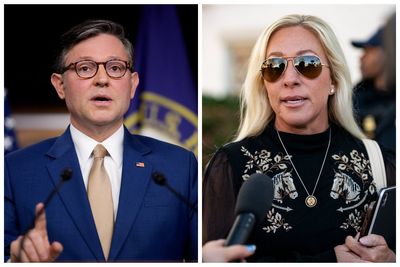 MTG’s last act in Congress could be a longshot plot to oust Mike Johnson, report says