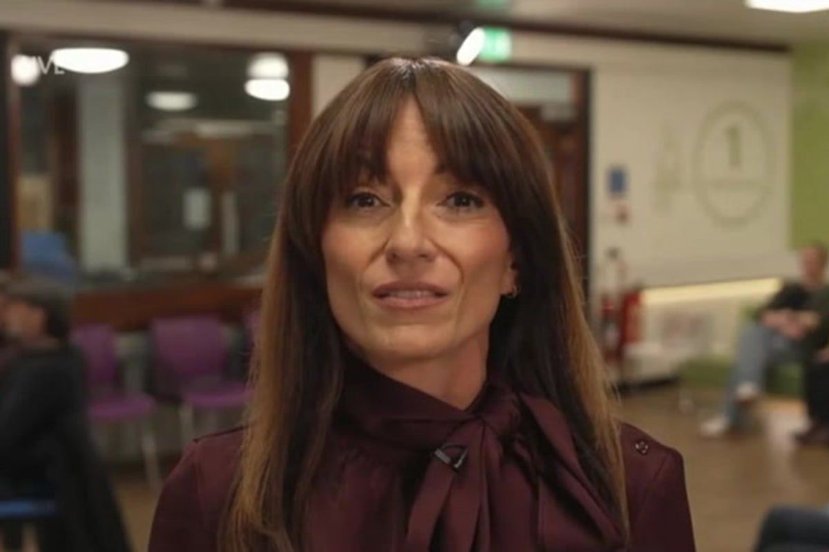 Image for Davina McCall fights back tears in first Stand Up to Cancer since her own diagnosis