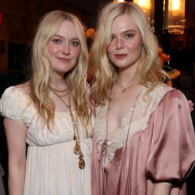 Dakota and Elle Fanning's All-Black Holiday Outfits Prove Their Sister Style Has Evolved