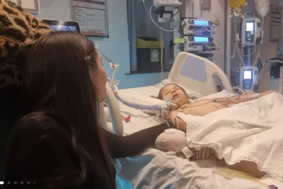 ‘Our perfectly healthy daughter caught flu. Now she faces having to learn to walk and talk again’