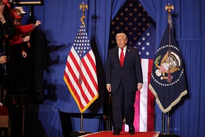 Trump attacks old foe Biden – but presidential parallels hard to avoid