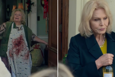 Joanna Lumley and Jennifer Saunders reunite in new Christmas Amandaland trailer