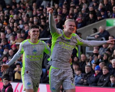 Erling Haaland and Phil Foden fire Manchester City to win at Crystal Palace