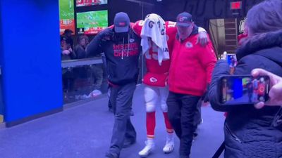 Patrick Mahomes Had the Saddest Walk Back to Locker Room After Loss to Chargers