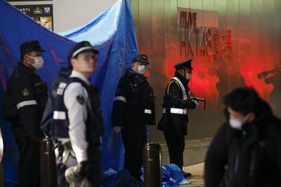 Two stabbed at entertainment complex in Japan as police arrest 30-year-old suspect