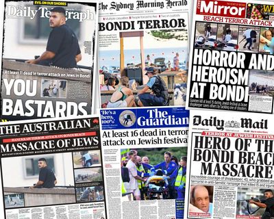 ‘Horror and heroism at Bondi’: what the papers say about the Sydney terrorist attack