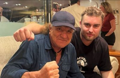 Sam Fender shares that fellow Geordie Brian Johnson helped him through homesickness