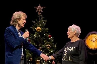 Dame Judi Dench fulfils her ‘dream’ of sharing the stage with Sir Mick Jagger