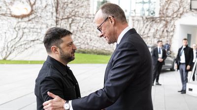 Zelensky in Berlin as Ukraine weighs NATO compromise and EU funding fight