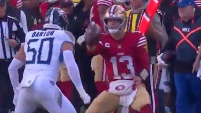 Brock Purdy Immediately Apologized to Titans Defender for Trying ‘Dumb’ Move