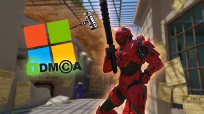 Microsoft protects its multi-billion-dollar IP from a fan-made, free-to-play Halo mod for Counter-Strike 2 in a DMCA takedown — "Make sure to give your thanks!"