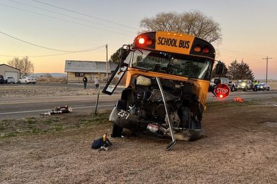 School buses crash in Idaho with several kids hurt, including 1 flown to hospital
