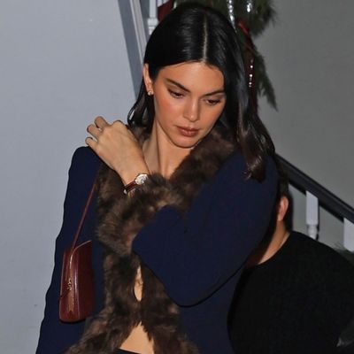 Kendall Jenner Revamps the Stirrup Leggings Trend With a $6,300 Valentino Jacket Straight From Jennifer Lawrence's Closet