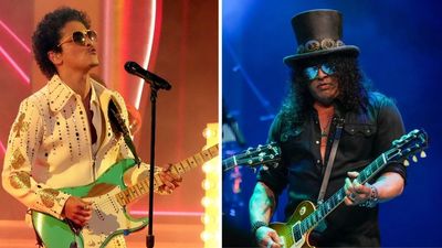 Slash and Bruno Mars jam Nirvana’s Smells Like Teen Spirit – as Yungblud, Brandi Carlile and more feature during billionaire’s star-studded Christmas party