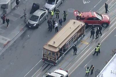15 injured after a San Francisco cable car stops suddenly