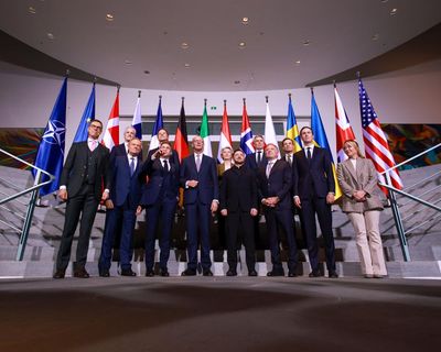 European leaders sign treaty establishing Ukraine war damages body – as it happened