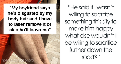 “It Disgusts Him To Look At It”: BF Demands GF Laser Off All Body Hair, Gets Destroyed Online