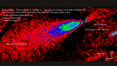Sky Spectacle on 19 December: Interstellar Comet 3I/ATLAS Gives Astronomers an Early Christmas Miracle