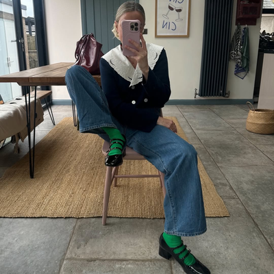 Looking For a Way To Easily Update Your Everyday Winter Outfits? Just Add Statement Socks