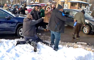 Trump's ICE Under Fire As Video Shows Pregnant Woman Dragged Across Icy Pavement