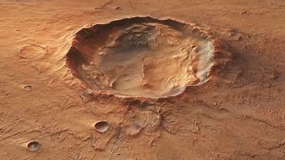 City-size 'cosmic butterfly' carved into Mars' surface contains traces of ancient water