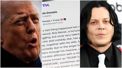 "You disgusting, vile, egomaniac loser." Jack White calls out Donald Trump for his bizarre and insensitive take on the killing of Spinal Tap director Rob Reiner and his wife Michele Singer